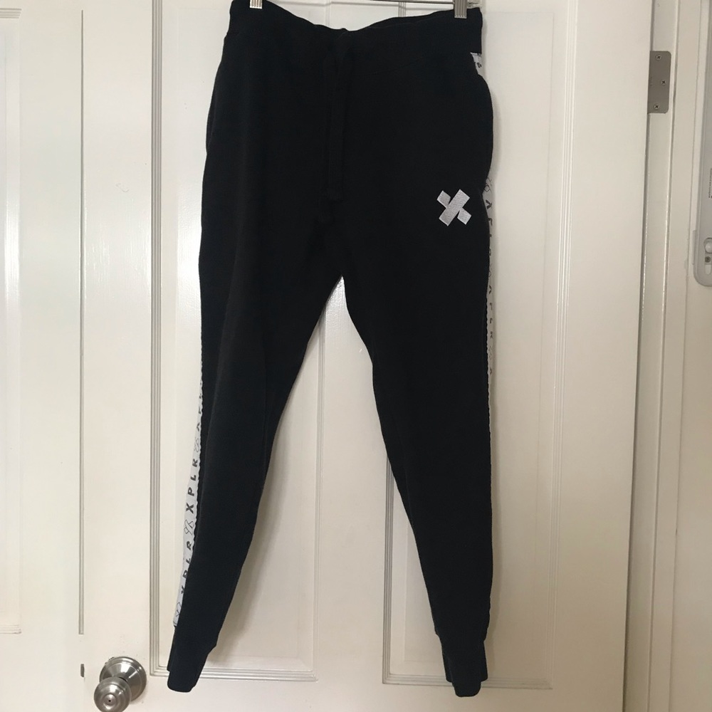 XLPR Sam and Colby Black High Waist Sweatpants S